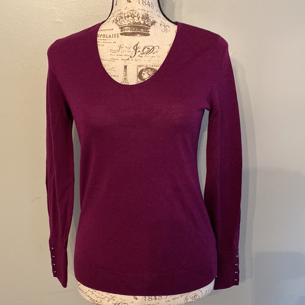 Talbots Merino Wool Knit Sweater Top